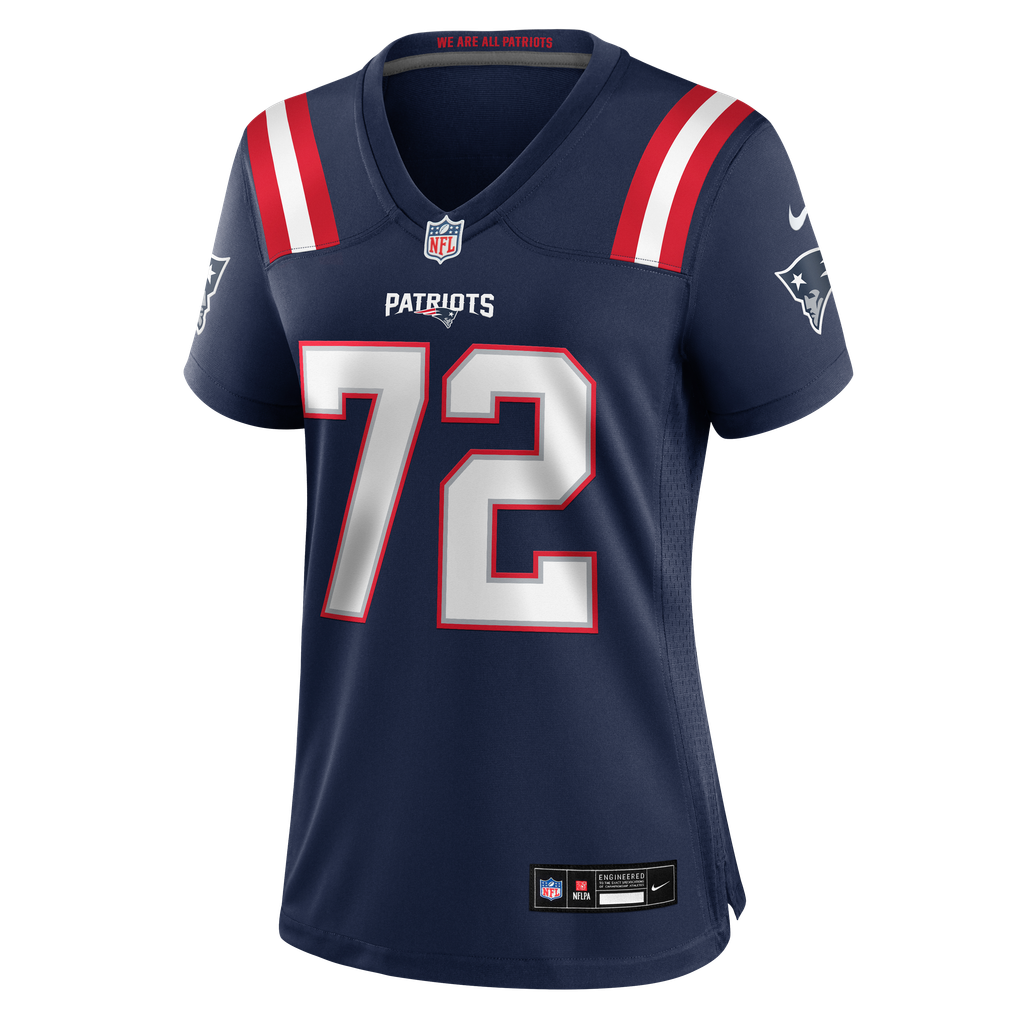 Women's New England Patriots Walter Rouse Navy Team Game Jersey