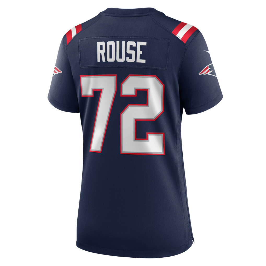 Women's New England Patriots Walter Rouse Navy Team Game Jersey