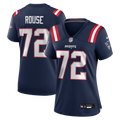 Women's New England Patriots Walter Rouse Navy Team Game Jersey