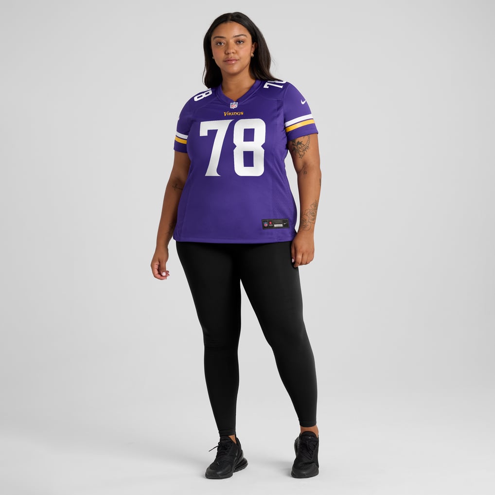 Women's Minnesota Vikings Walter Rouse Purple Game Jersey