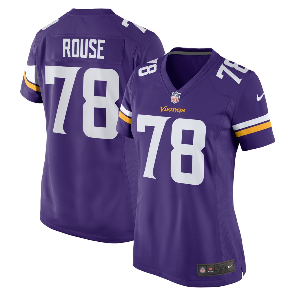 Women's Minnesota Vikings Walter Rouse Purple Game Jersey