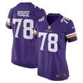 Women's Minnesota Vikings Walter Rouse Purple Game Jersey