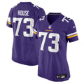 Women's Minnesota Vikings Walter Rouse Purple Team Game Jersey