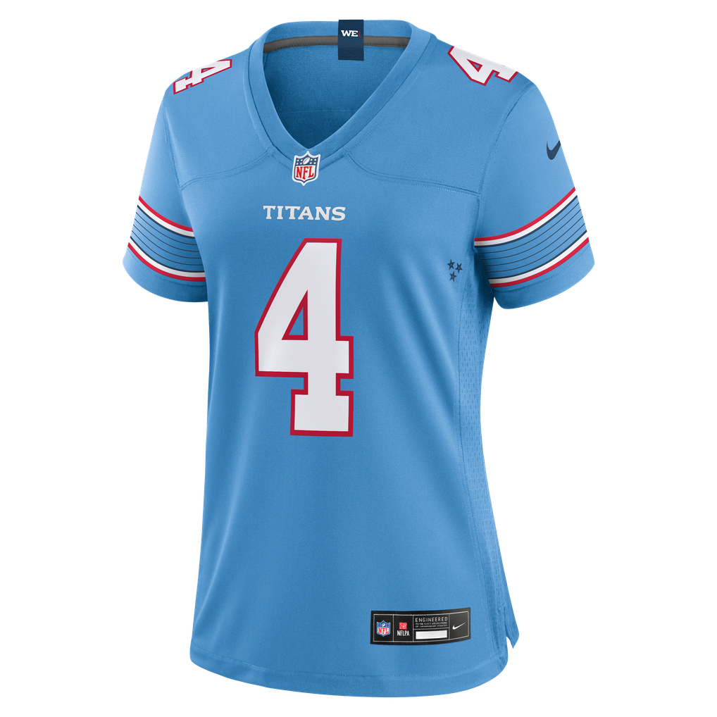Women's Tennessee Titans Wan'Dale Robinson Light Blue Team Game Jersey