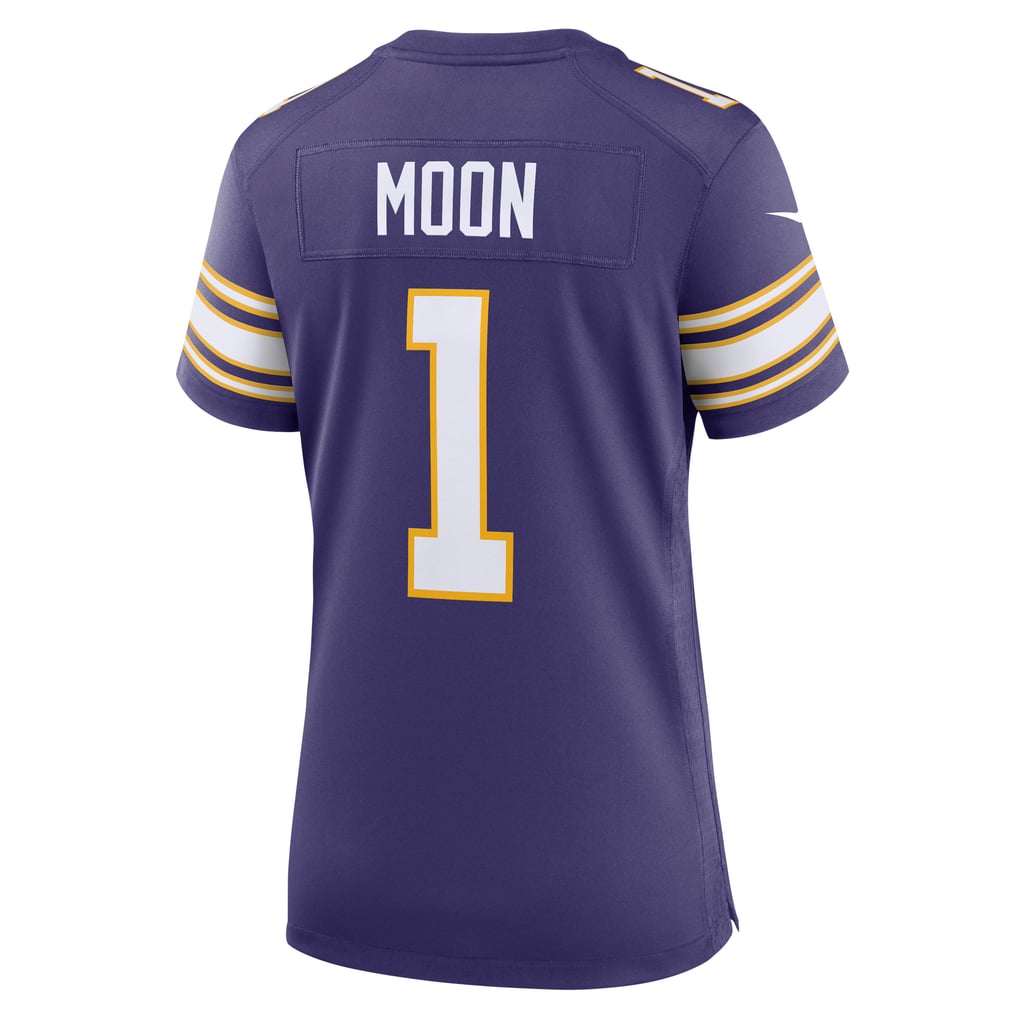 Women's Minnesota Vikings Warren Moon Purple Classic Retired Player Game Jersey