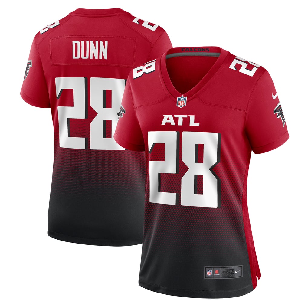 Women's Atlanta Falcons Warrick Dunn Red Retired Game Jersey