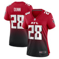Women's Atlanta Falcons Warrick Dunn Red Retired Game Jersey