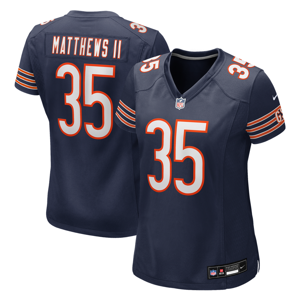 Women's Chicago Bears Wayne Matthews II Navy Team Game Jersey