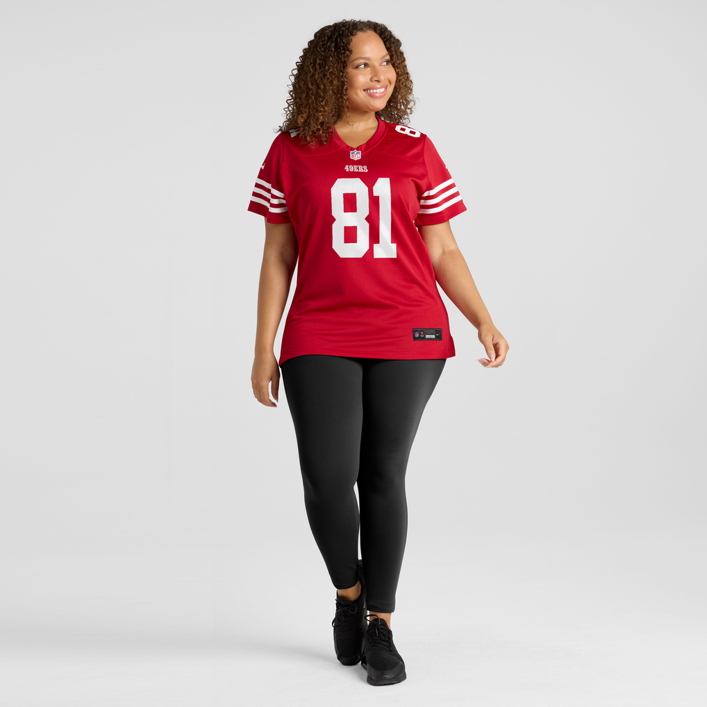 Women's San Francisco 49ers Wesley Grimes Scarlet Team Game Jersey