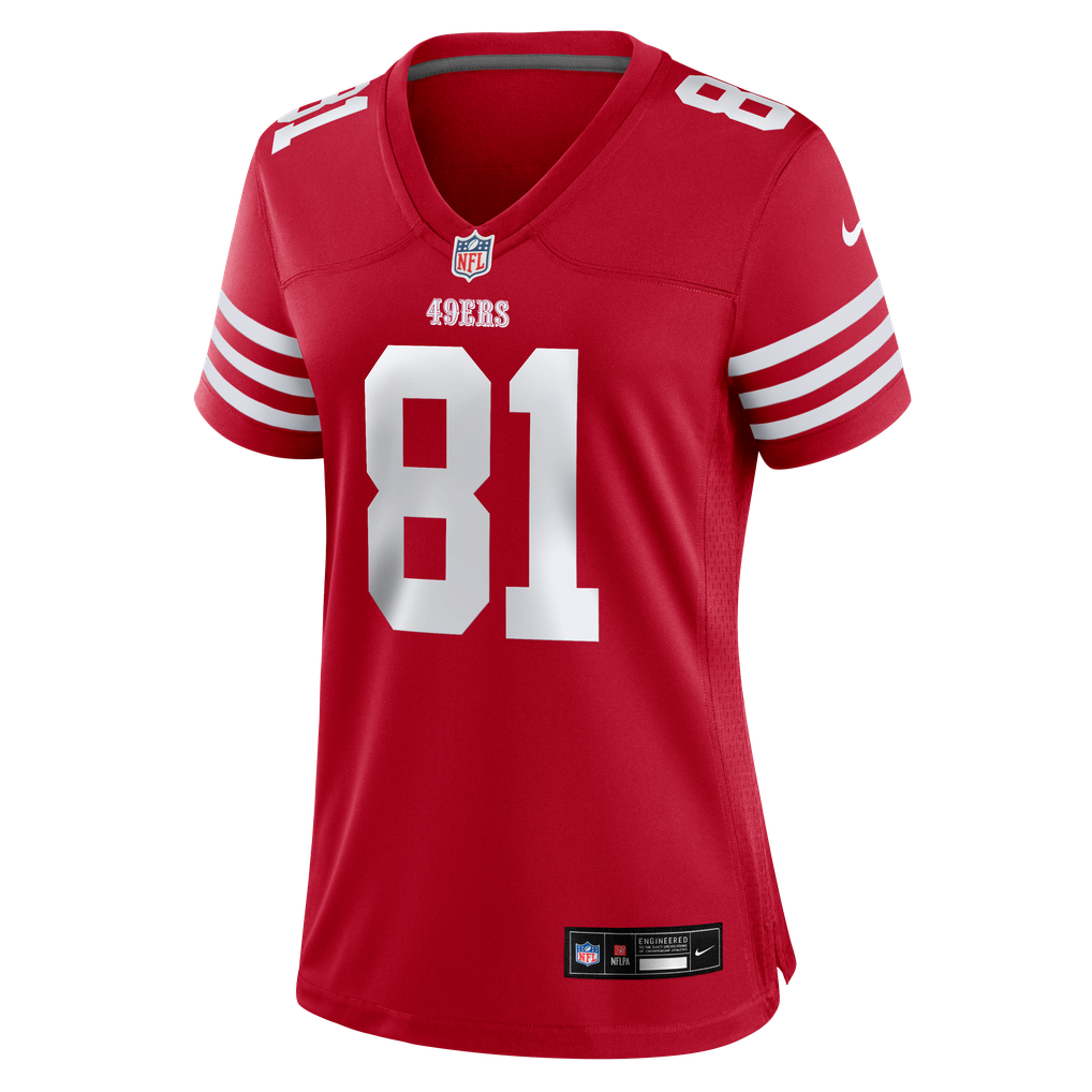 Women's San Francisco 49ers Wesley Grimes Scarlet Team Game Jersey