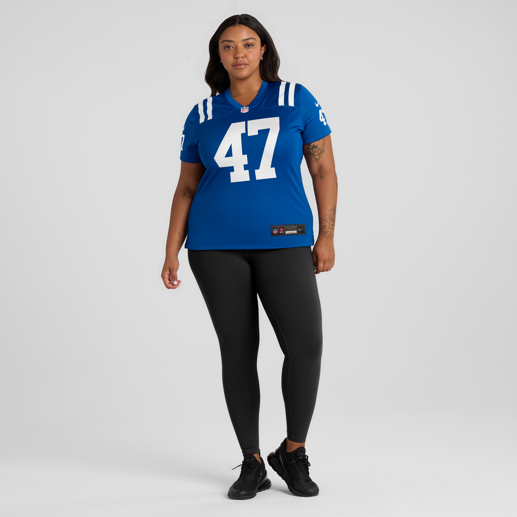 Women's Indianapolis Colts West Weeks Royal Team Game Jersey