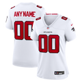 Women's Atlanta Falcons White Custom Game Jersey