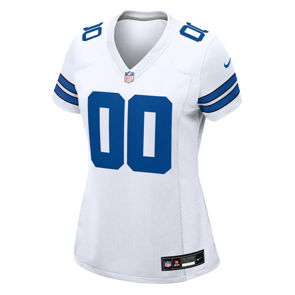 Women's White Dallas Cowboys Custom Game Jersey