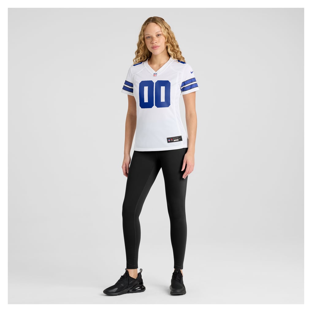 Women's White Dallas Cowboys Custom Game Jersey