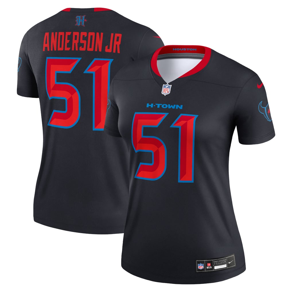 Women's Houston Texans Will Anderson Jr. Navy Alternate Legend Player Performance Top