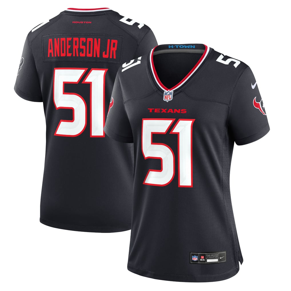 Women's Houston Texans Will Anderson Jr. Navy Game Jersey