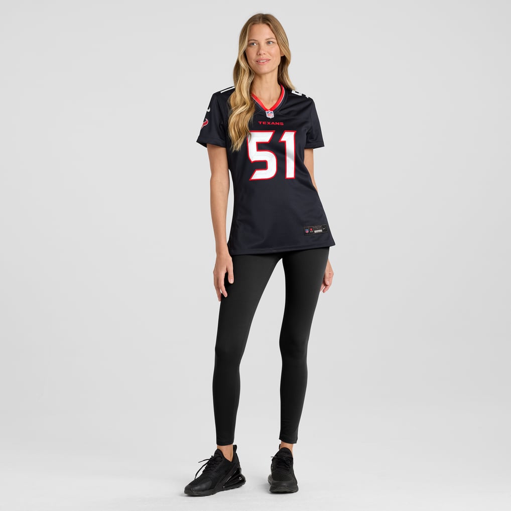 Women's Houston Texans Will Anderson Jr. Navy Game Jersey