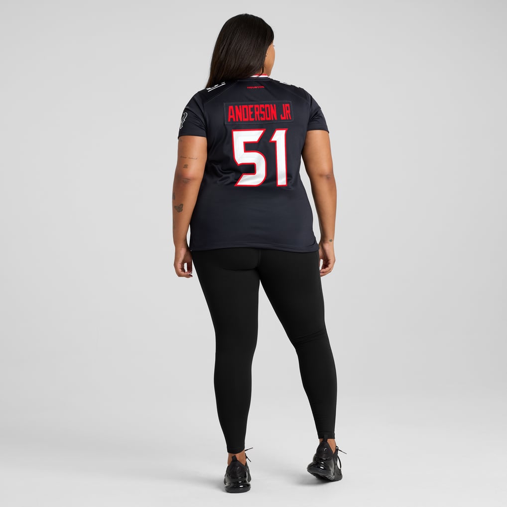 Women's Houston Texans Will Anderson Jr. Navy Game Jersey