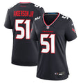 Women's Houston Texans Will Anderson Jr. Navy Game Jersey