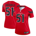 Women's Houston Texans Will Anderson Jr. Red Alternate Legend Player Performance Top