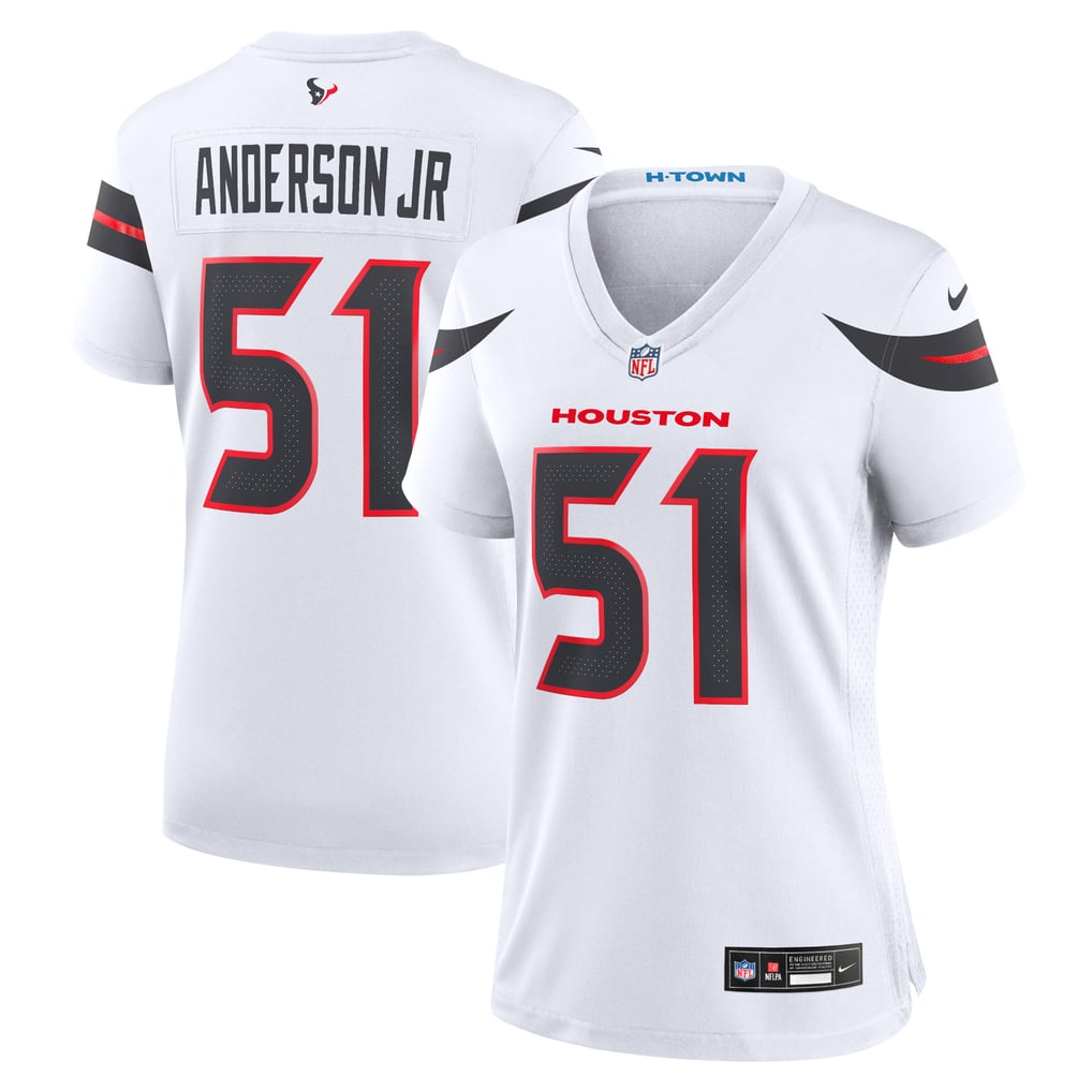 Women's Houston Texans Will Anderson Jr. White Game Jersey