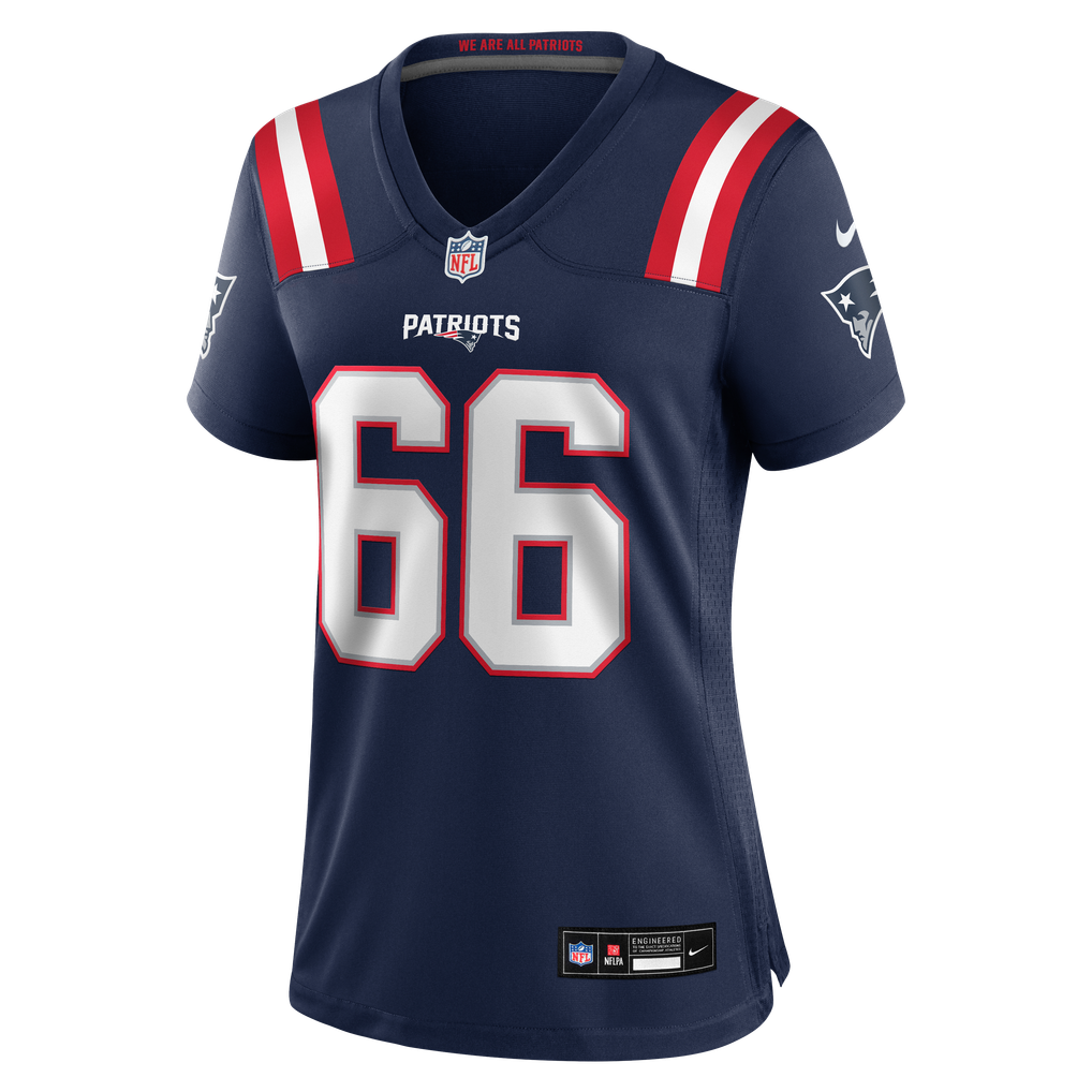 Women's New England Patriots Will Campbell Navy Team Game Jersey