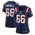 Women's New England Patriots Will Campbell Navy Team Game Jersey