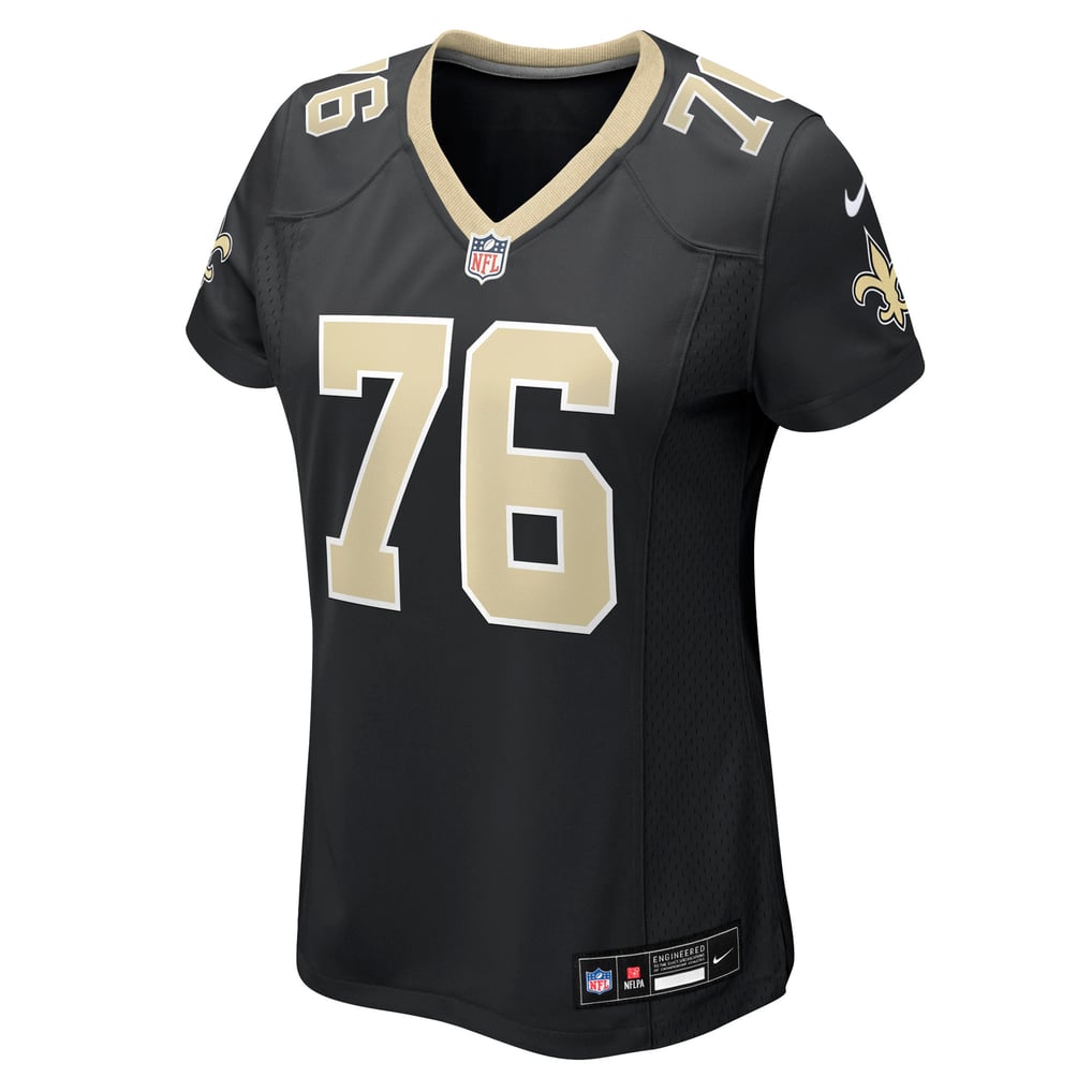 Women's New Orleans Saints Will Clapp Black Team Game Jersey