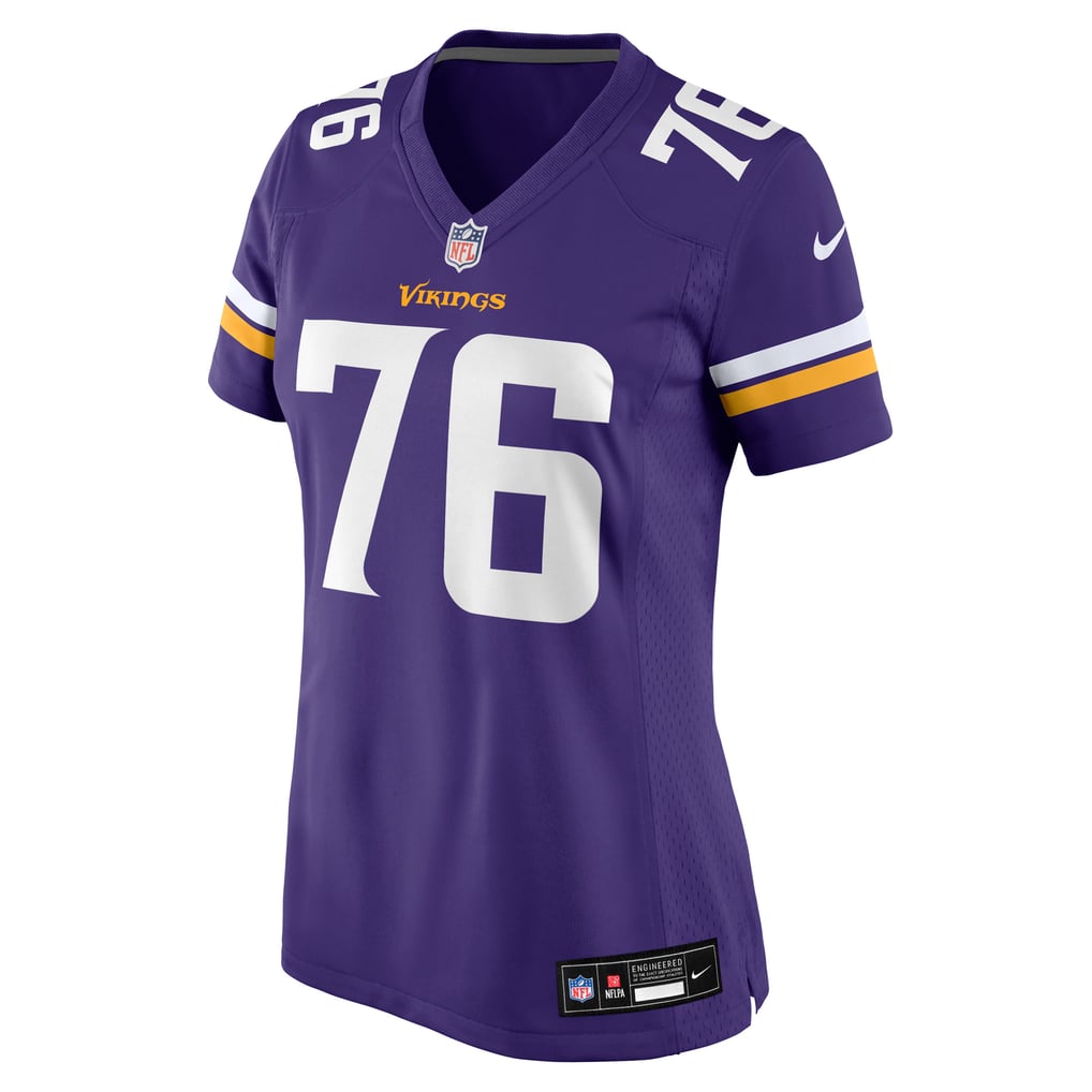 Women's Minnesota Vikings Will Fries Purple Team Game Jersey