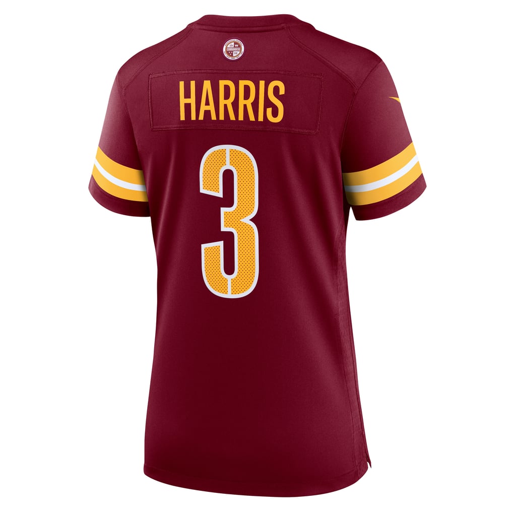Women's Washington Commanders Will Harris Burgundy Team Game Jersey