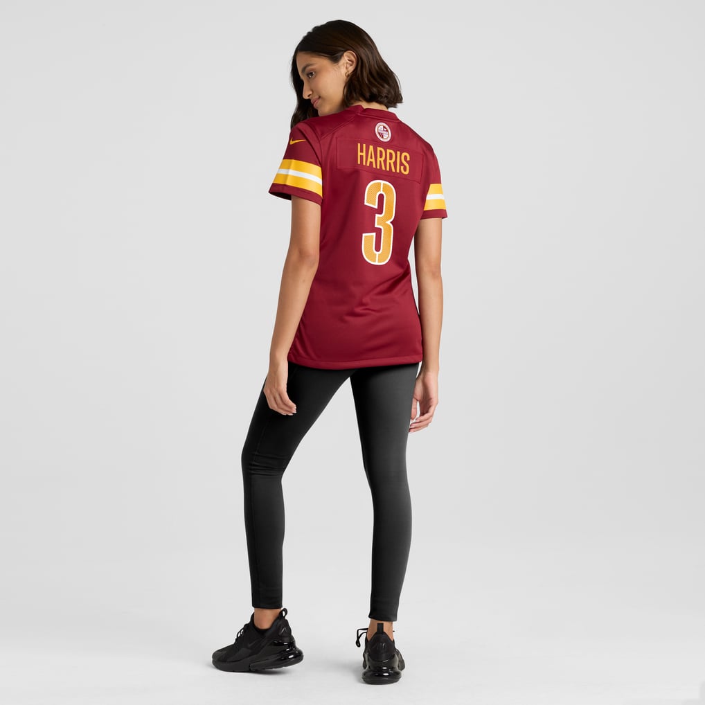 Women's Washington Commanders Will Harris Burgundy Team Game Jersey