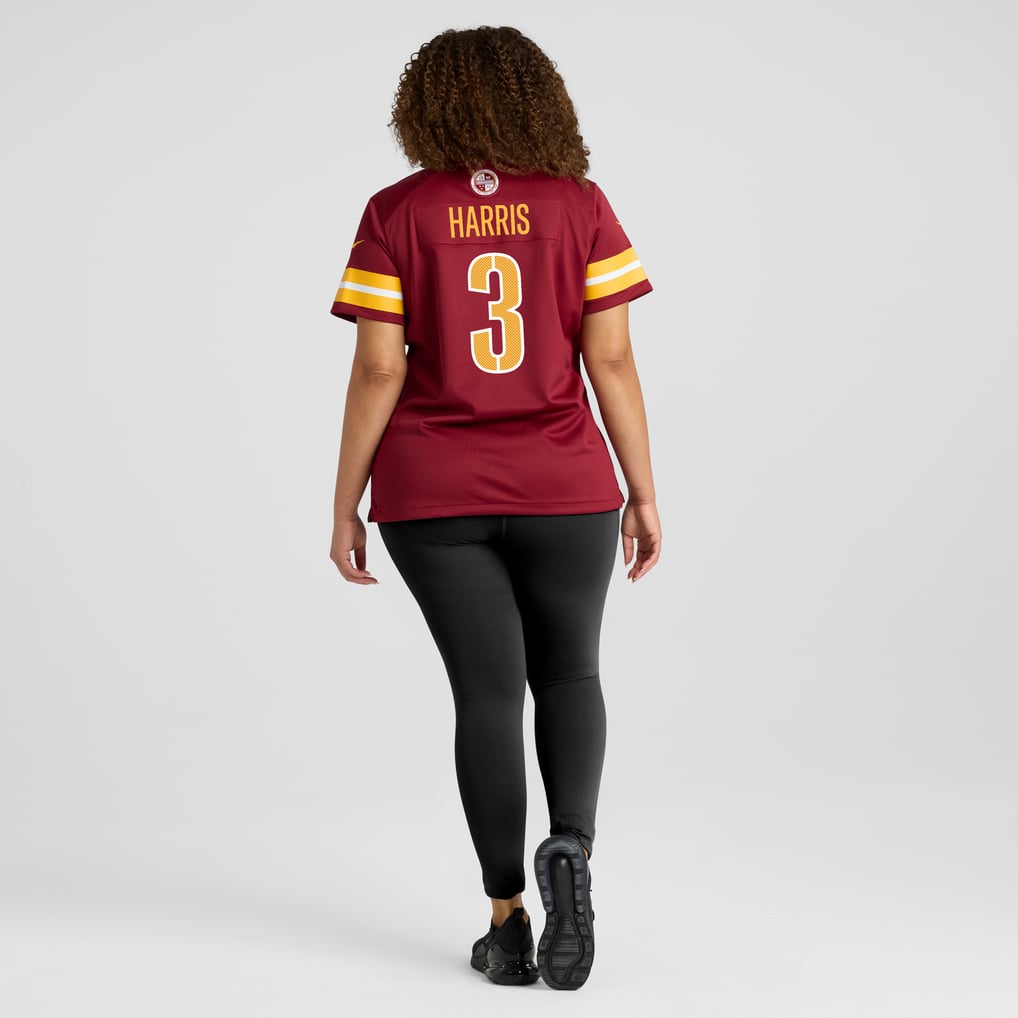 Women's Washington Commanders Will Harris Burgundy Team Game Jersey