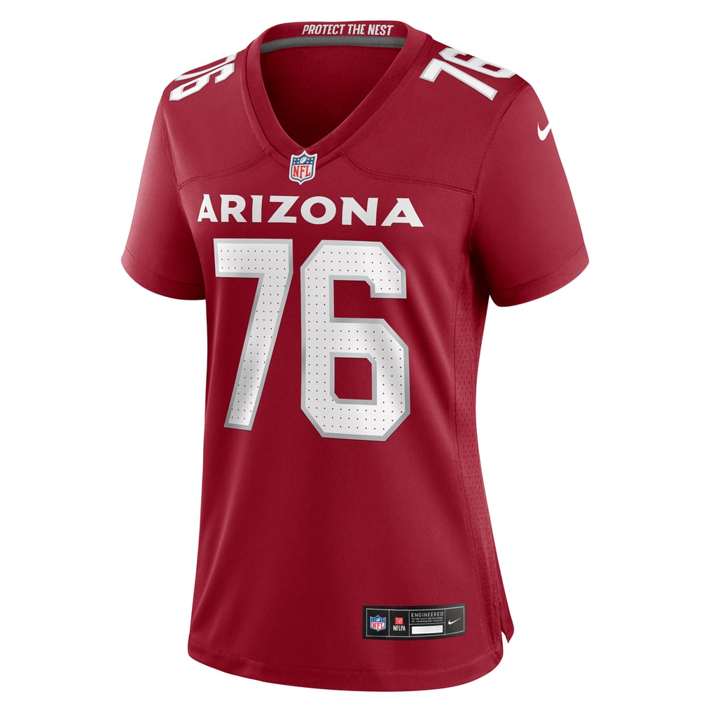 Women's Arizona Cardinals Will Hernandez Cardinal Game Jersey