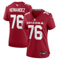 Women's Arizona Cardinals Will Hernandez Cardinal Game Jersey
