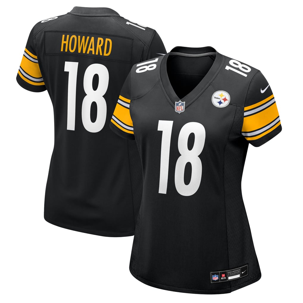 Women's Pittsburgh Steelers Will Howard Black Team Game Jersey