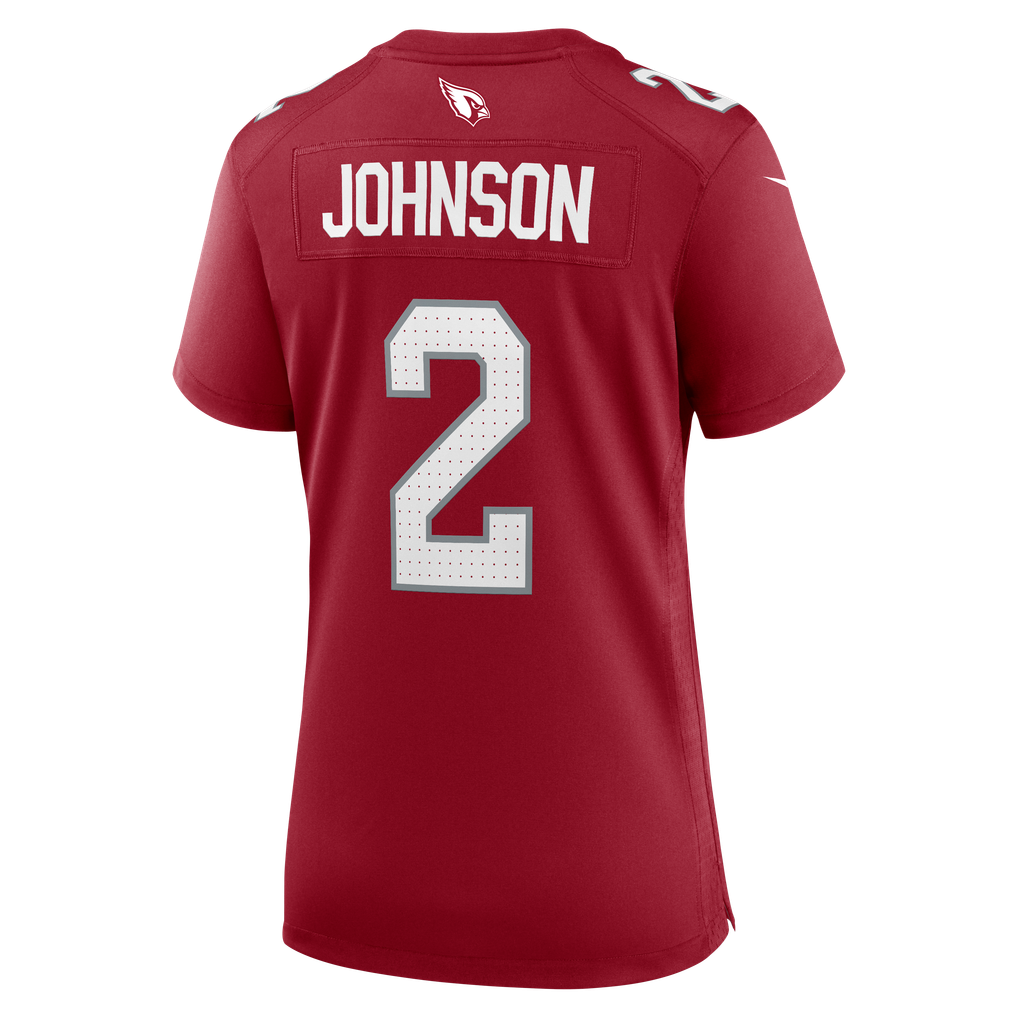 Women's Arizona Cardinals Will Johnson Cardinal Team Game Jersey