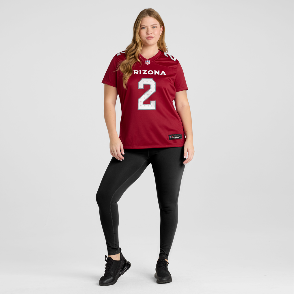 Women's Arizona Cardinals Will Johnson Cardinal Team Game Jersey