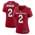 Women's Arizona Cardinals Will Johnson Cardinal Team Game Jersey