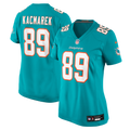 Women's Miami Dolphins Will Kacmarek Aqua Team Game Jersey