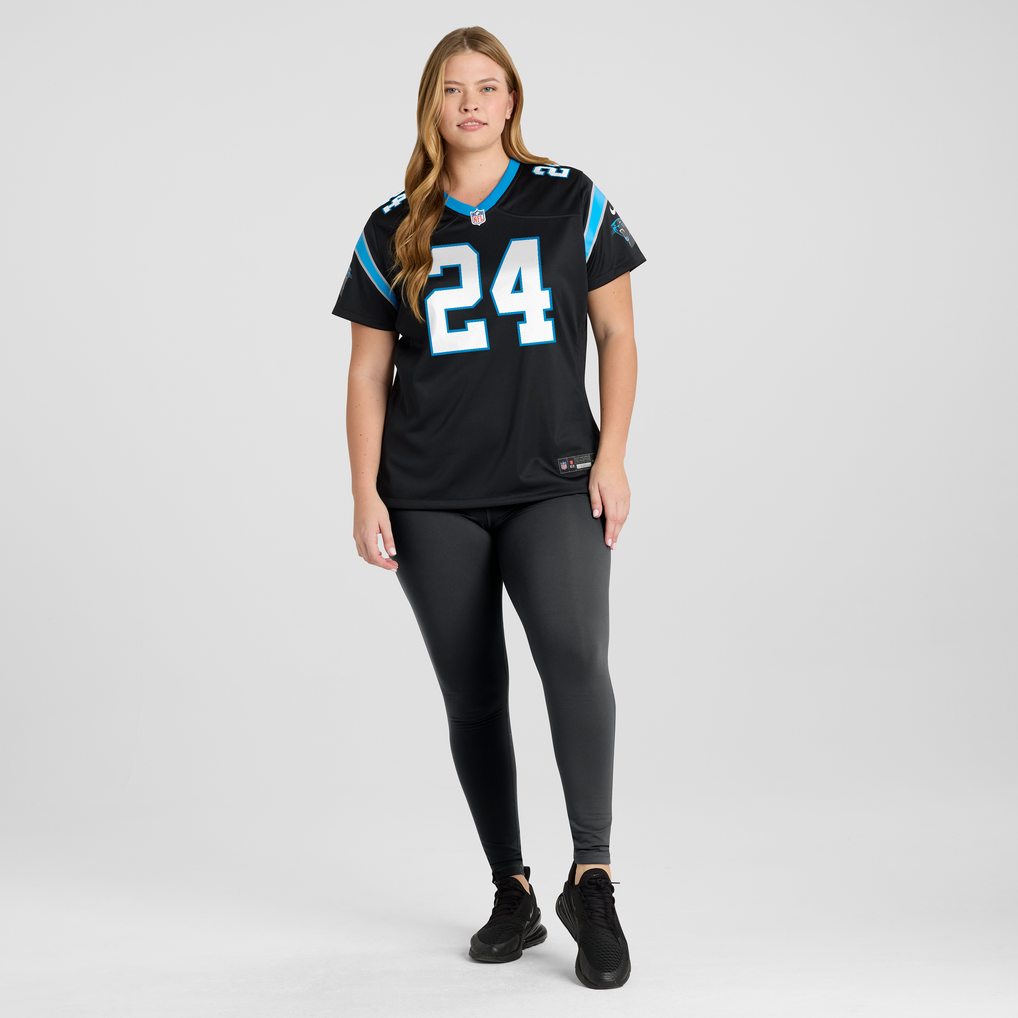 Women's Carolina Panthers Will Lee III Black Team Game Jersey