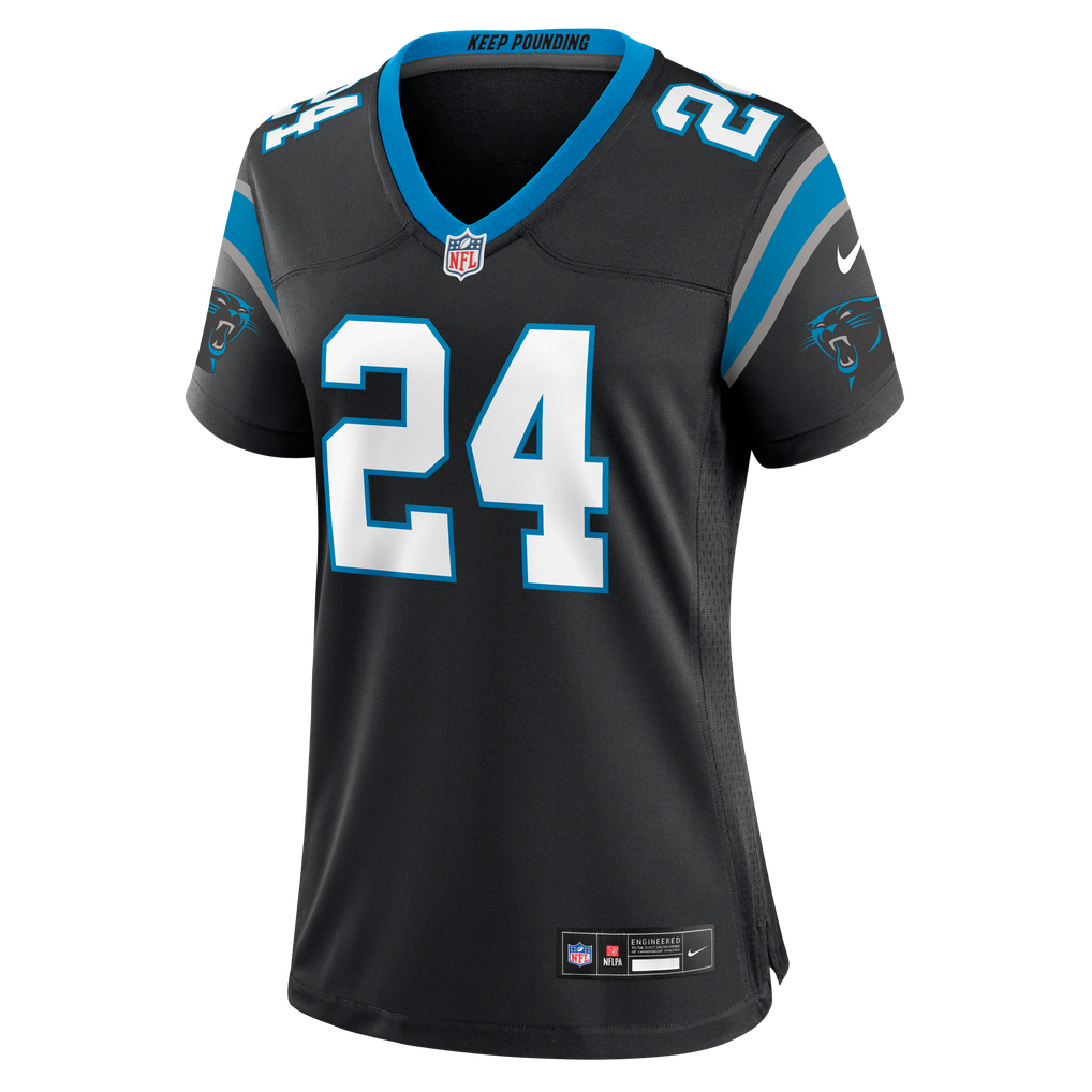 Women's Carolina Panthers Will Lee III Black Team Game Jersey