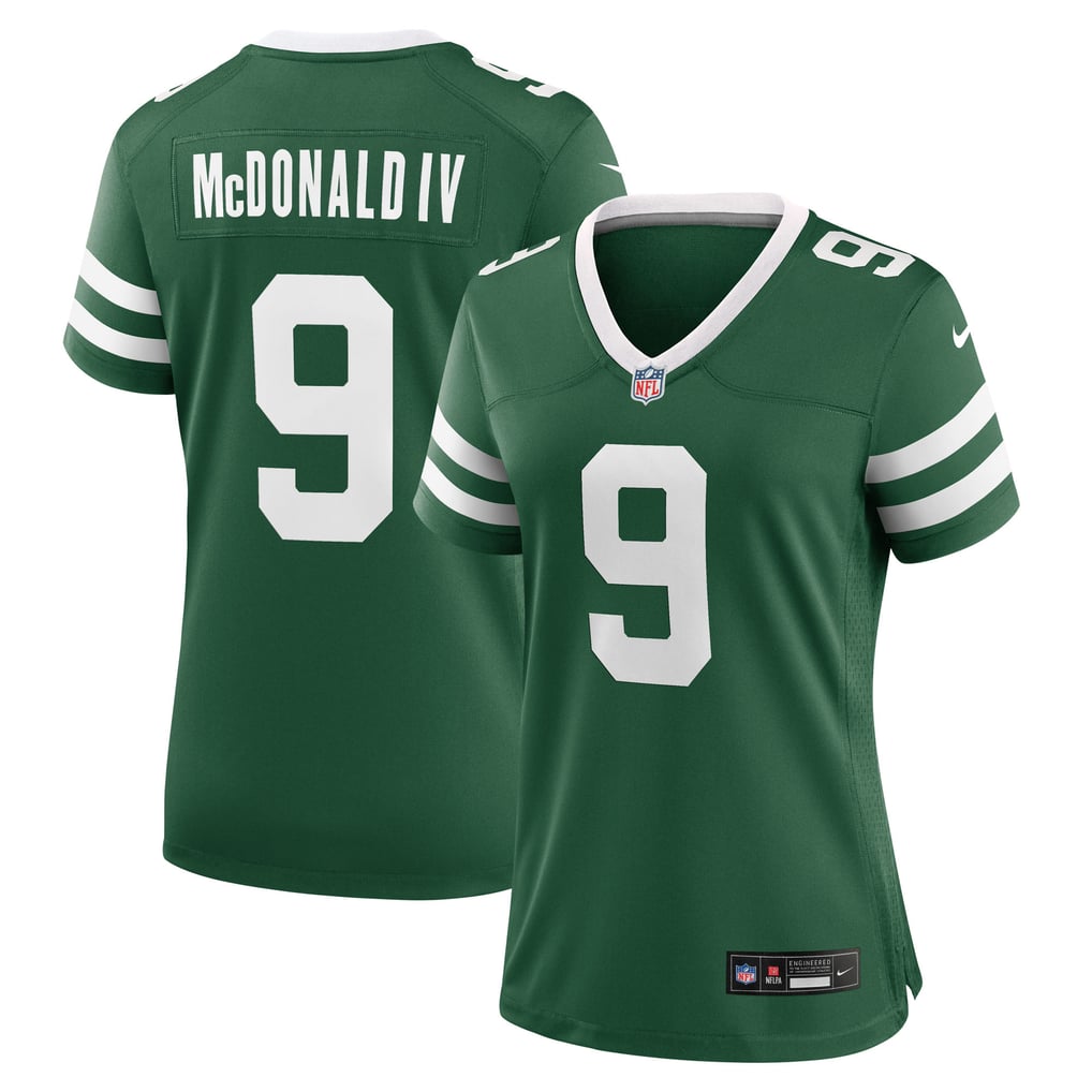 Women's New York Jets Will McDonald IV Legacy Green Team Game Jersey
