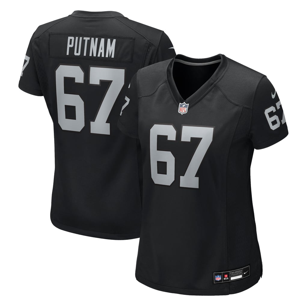 Women's Las Vegas Raiders Will Putnam Black Team Game Jersey