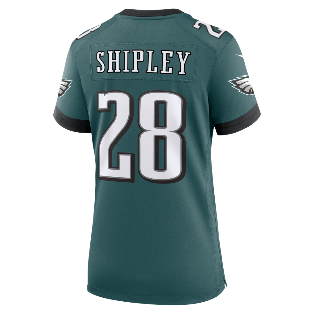 Women's Philadelphia Eagles Will Shipley Midnight Green Team Game Jersey
