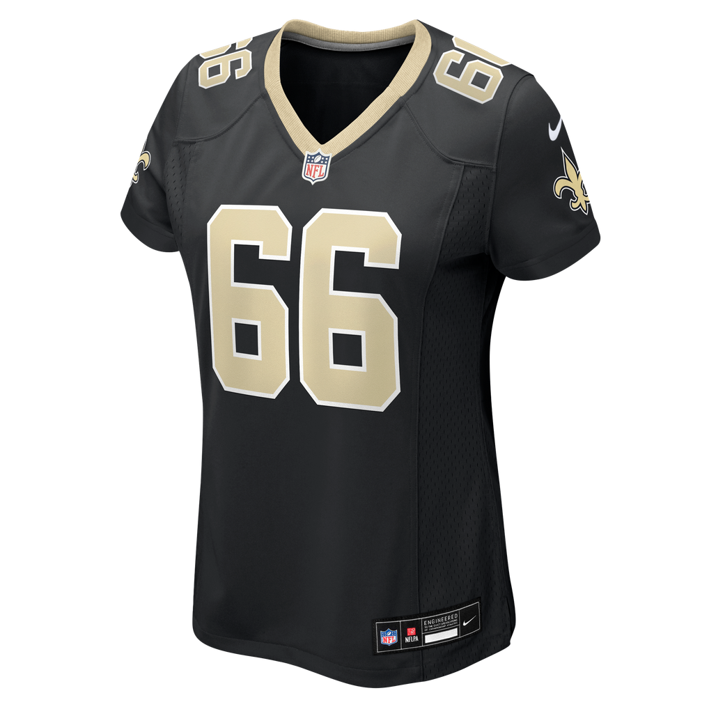 Women's New Orleans Saints William Sherman Black Team Game Jersey