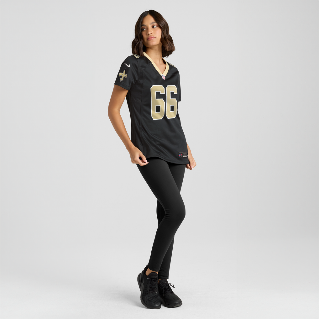 Women's New Orleans Saints William Sherman Black Team Game Jersey