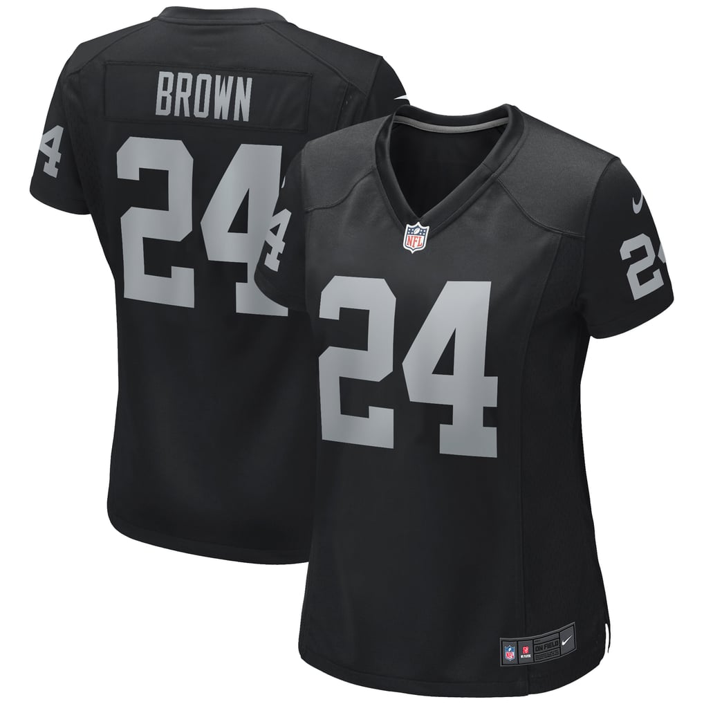 Women's Las Vegas Raiders Willie Brown Black Game Retired Player Jersey