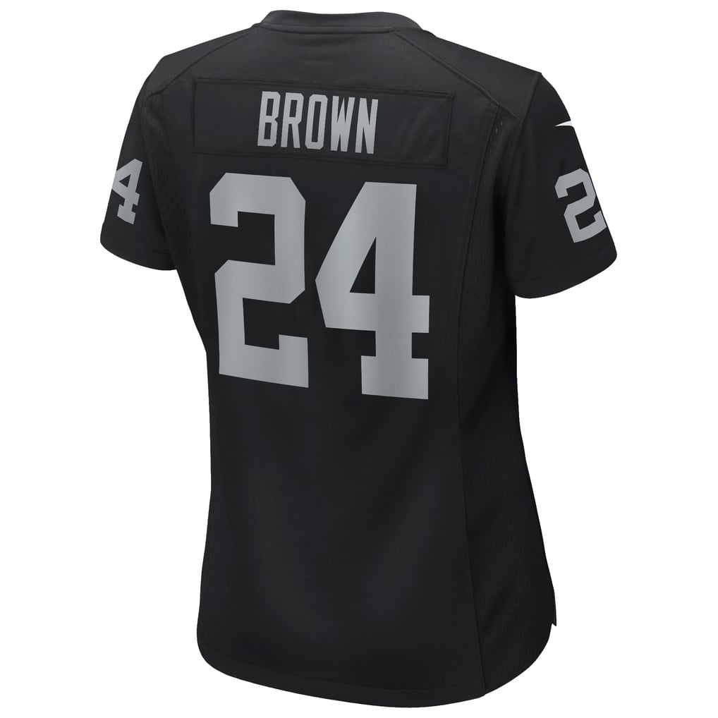 Women's Las Vegas Raiders Willie Brown Black Game Retired Player Jersey