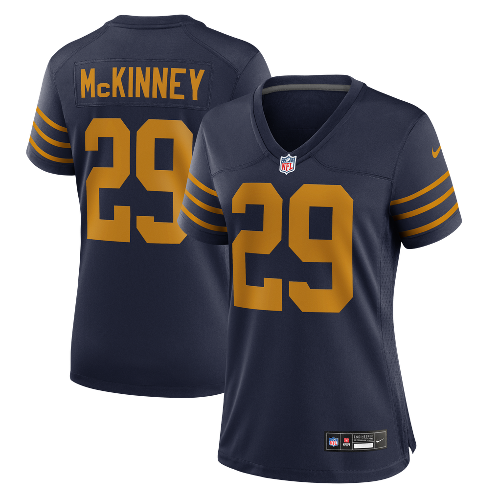 Women's Green Bay Packers Xavier McKinney Navy The 1923 Classic Game Jersey