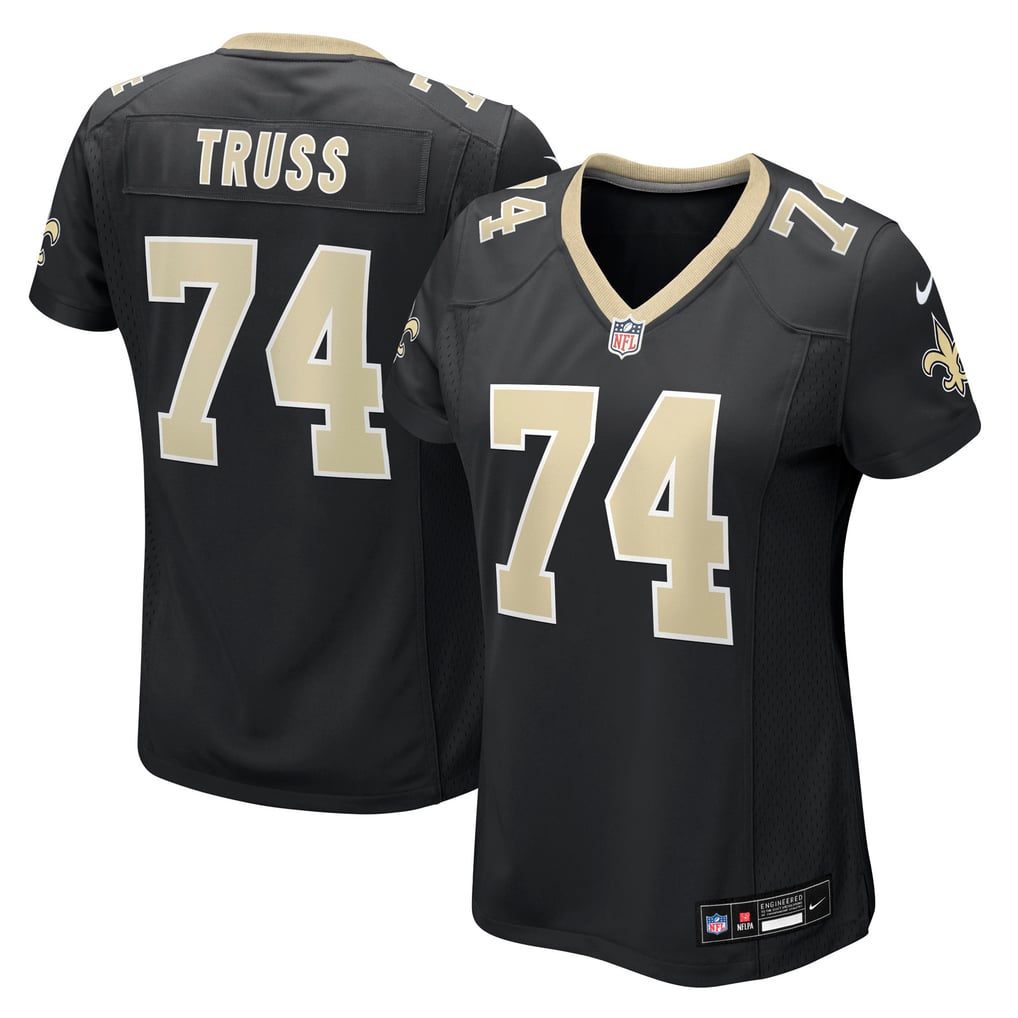 Women's New Orleans Saints Xavier Truss Black Team Game Jersey